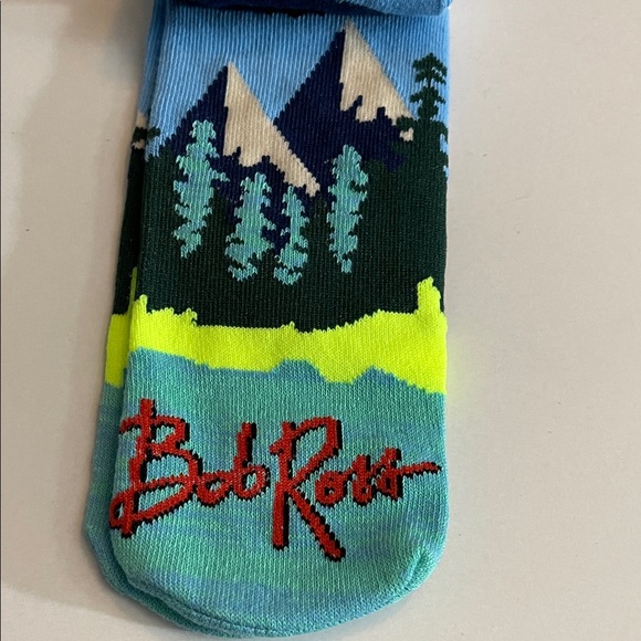 Sock Set Featuring Bob Ross Happy Little Clouds. NWT Gift Ideas - Picture 2 of 5